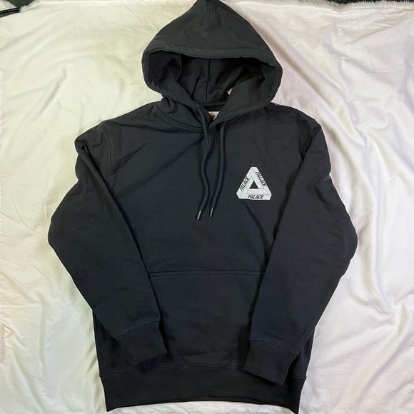 Palace Tri-Mesh Hood Black Tri-ferg Logo - Picture 1 of 10